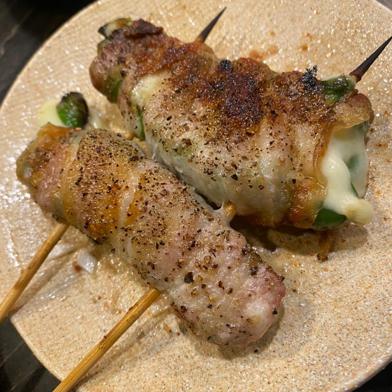 ピーマンチーズ(串焼 たくま)