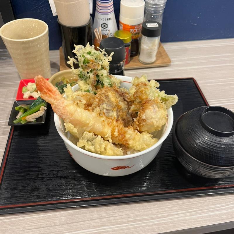 季節の天丼(天ほう)