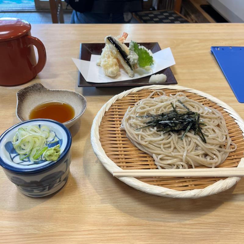 天ざる蕎麦(手打そば 深水庵)