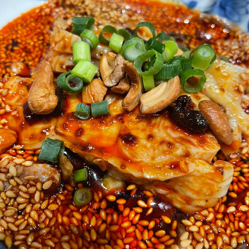 名物 自家製辣油のよだれ鶏(POT 東久留米店)