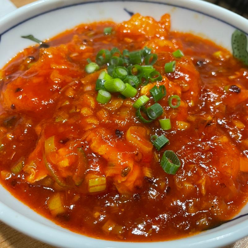 海老と卵のチリソース炒め(POT 東久留米店)