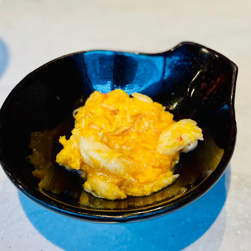 牡丹コース　濃厚卵の蟹玉(CINA New Modern Chinese 恵比寿本店)