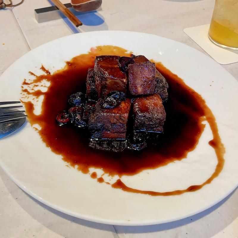 牡丹コース　熟成黒酢の酢豚(CINA New Modern Chinese 恵比寿本店)