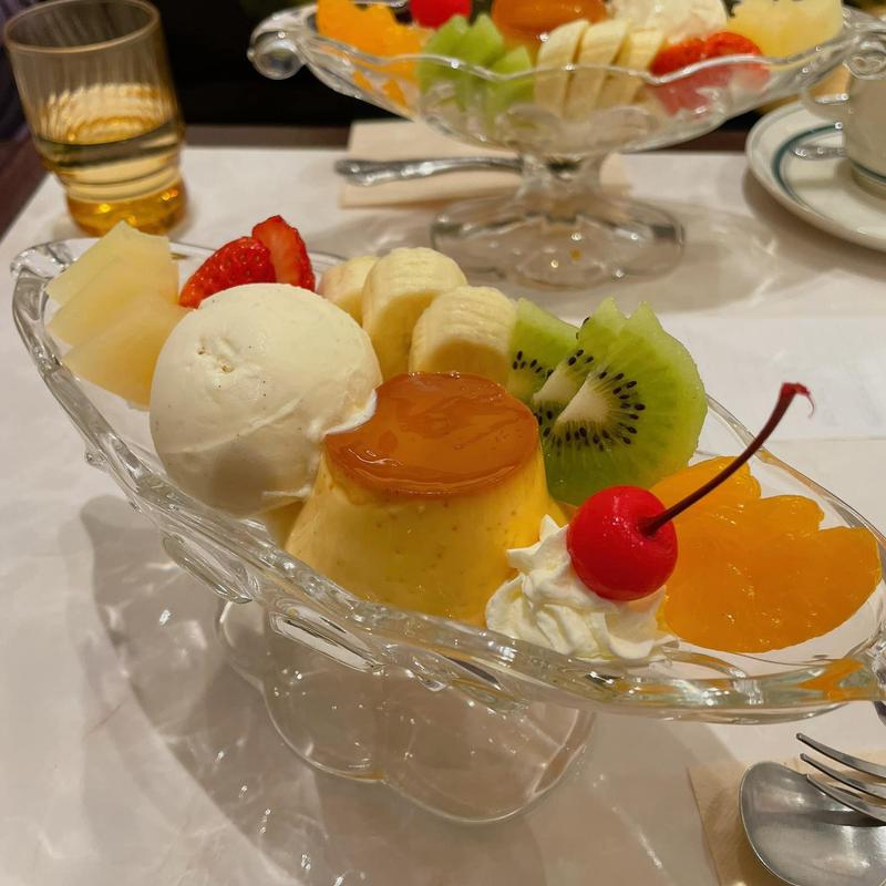 プリンアラモード(はまの屋パーラー　渋谷パルコ店)