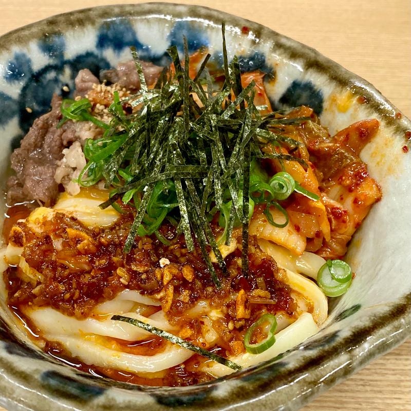 〈期間限定〉キムラくん肉釜玉うどん(釜揚うどん一紀 )