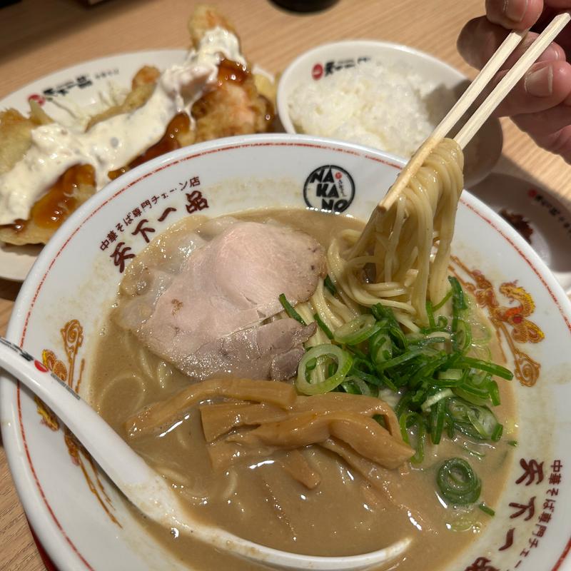 チキン南蛮定食(天下一品中野店)