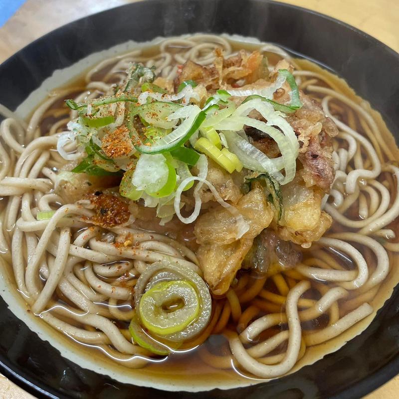 五目天そば 大盛(六文そば 人形町店  )