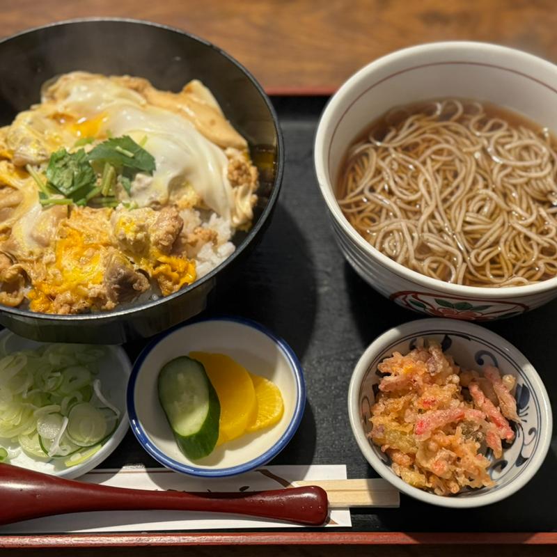 親子丼セット(更科大黒 )