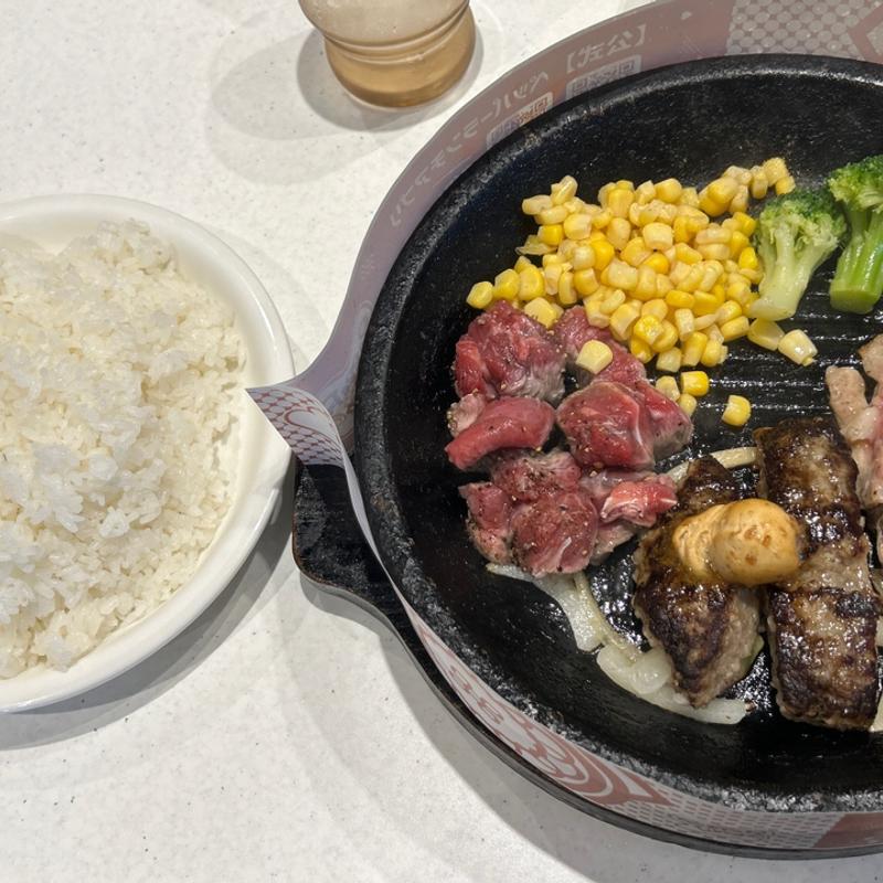 肉盛りPEPPER’S Cセット(ペッパーランチ 大久保店)