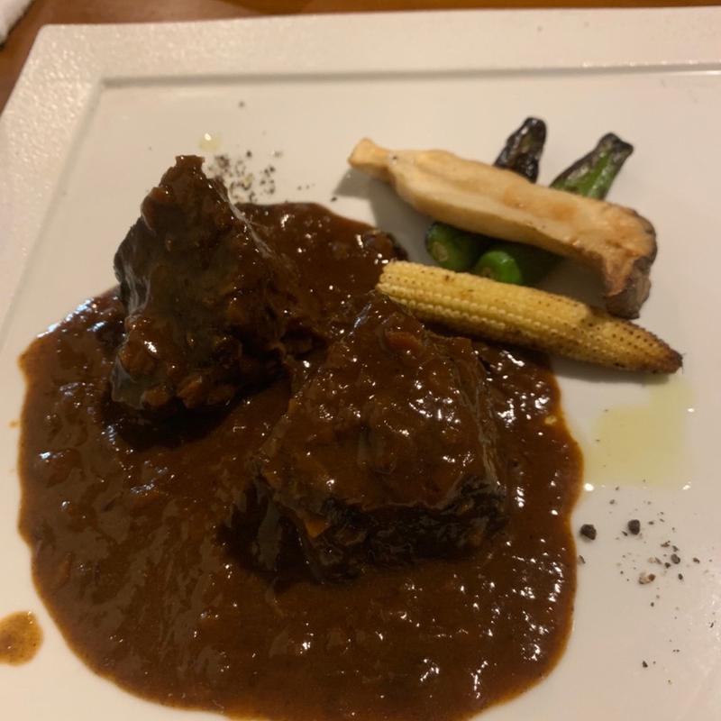 ほほ肉の煮込み(炭火焼イタリアン 海串 ブラーチェ)