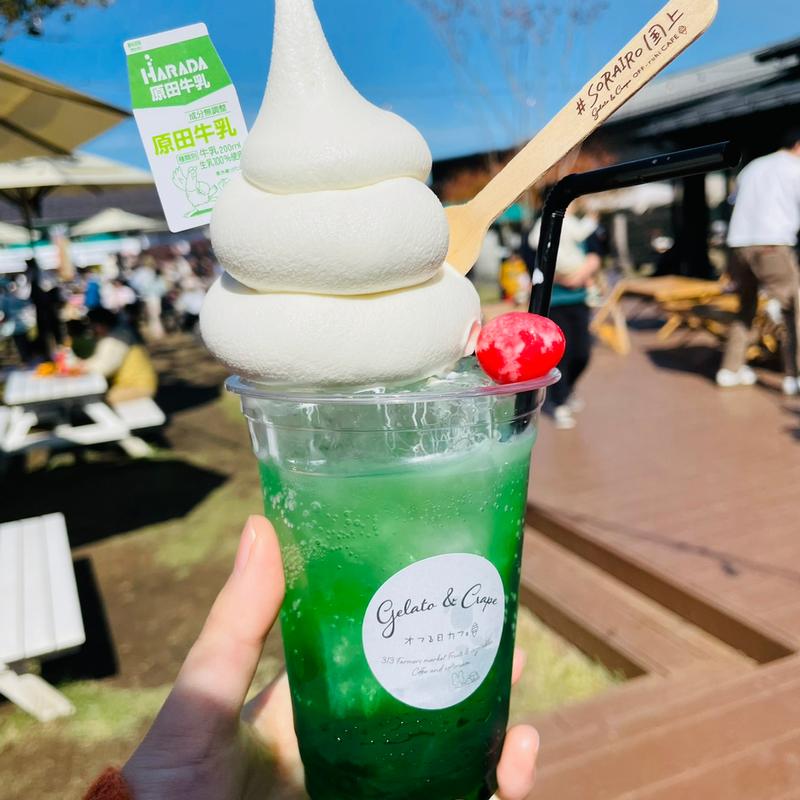 クリームソーダ(道の駅 ＳＯＲＡＩＲＯ国上)