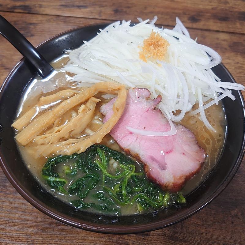 ねぎらーめん＋大盛り(かつ美)