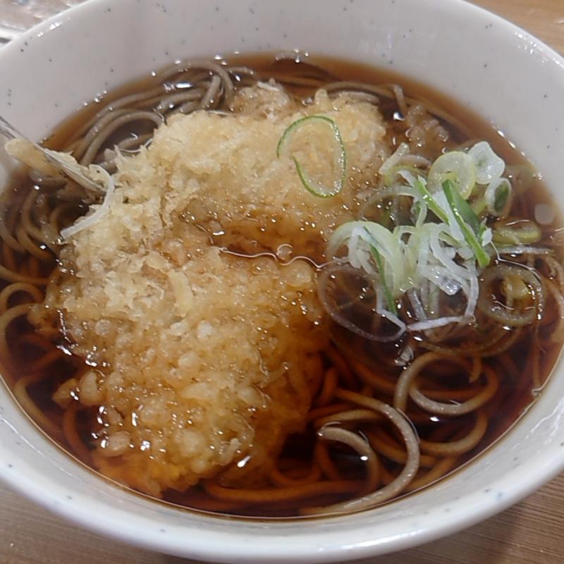 アジ天そば(そば処 二葉 神田南口店)