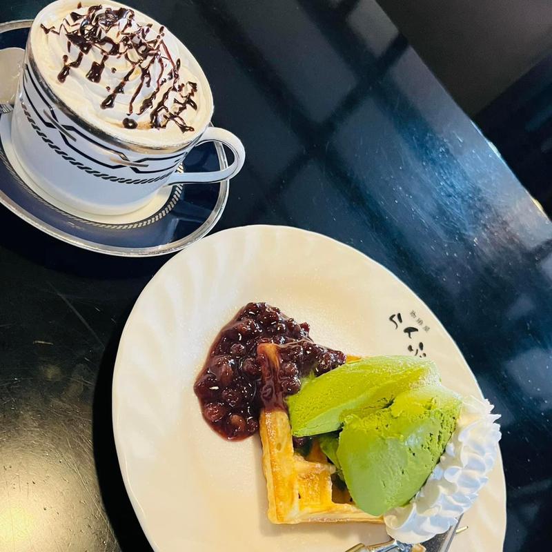 抹茶ワッフル カフェモカチーノ(珈琲屋らんぷ 袋井店 )