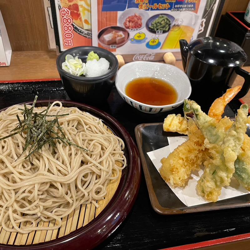 天ざるそば(ほっとぴあ)