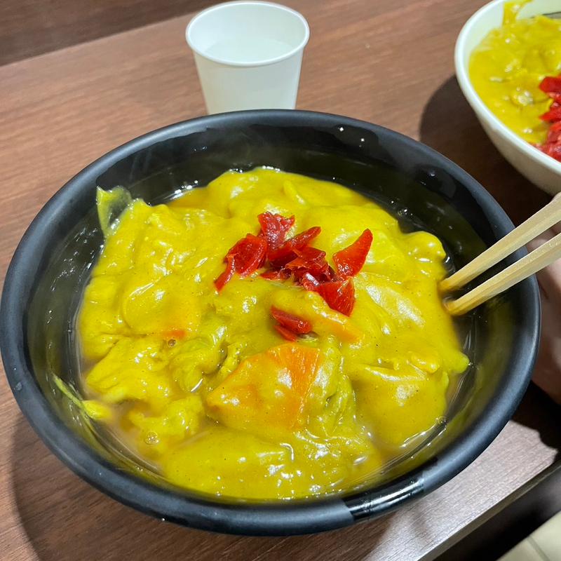 カレーうどん(万代そば)