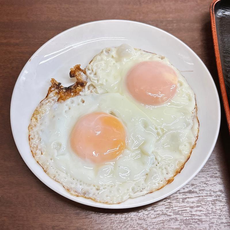 玉子・目玉焼き(各)(沖縄そば うちなーすばヤージ小)