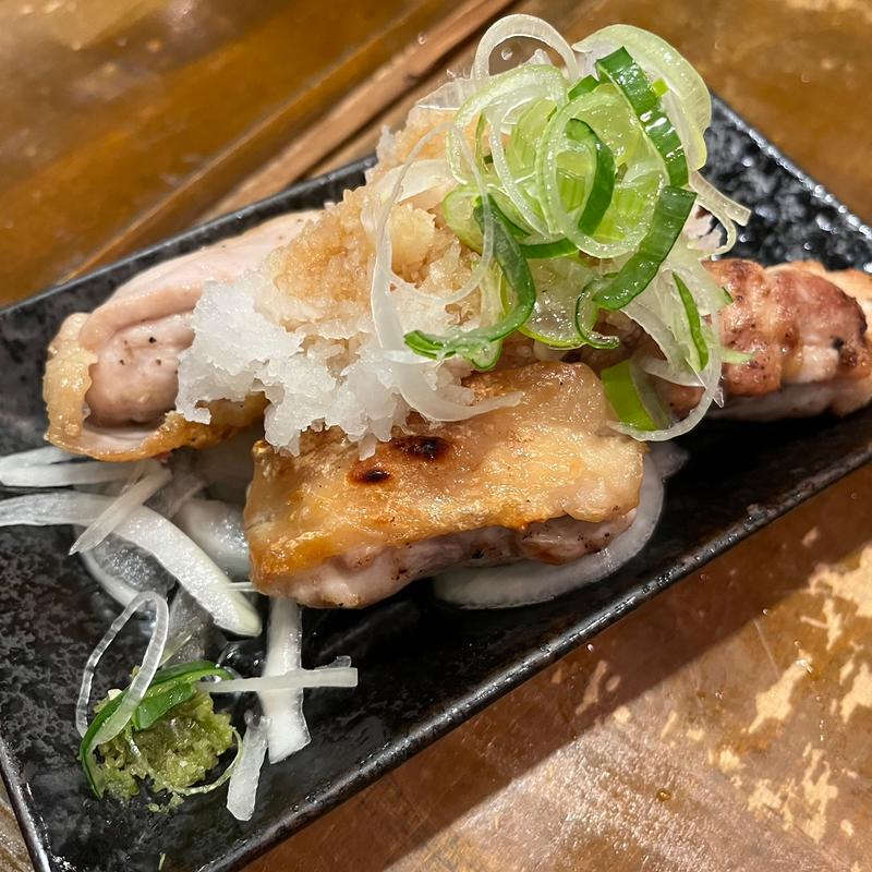 モモの鬼おろしポン酢(恵比寿ニューれば屋)