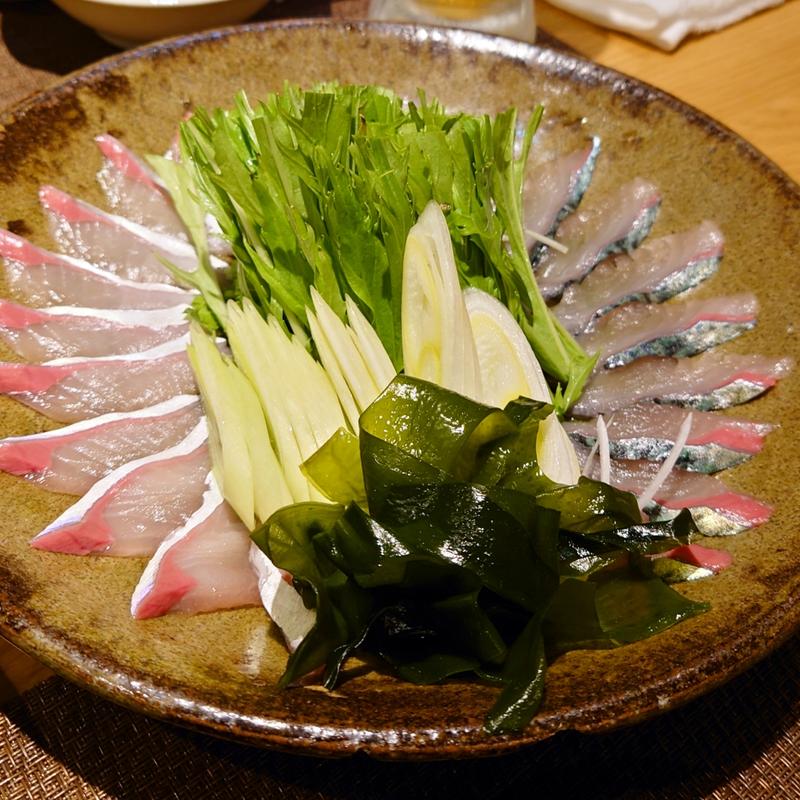 鯖のしゃぶしゃぶ(魚や さい海)