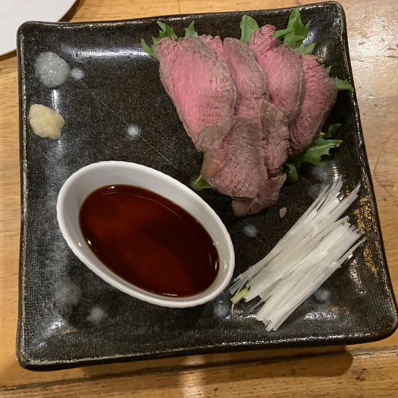 蝦夷鹿ローストたたき(河庄居酒屋 )