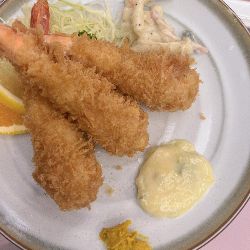 エビフライ(食事処 酒肴 水口)