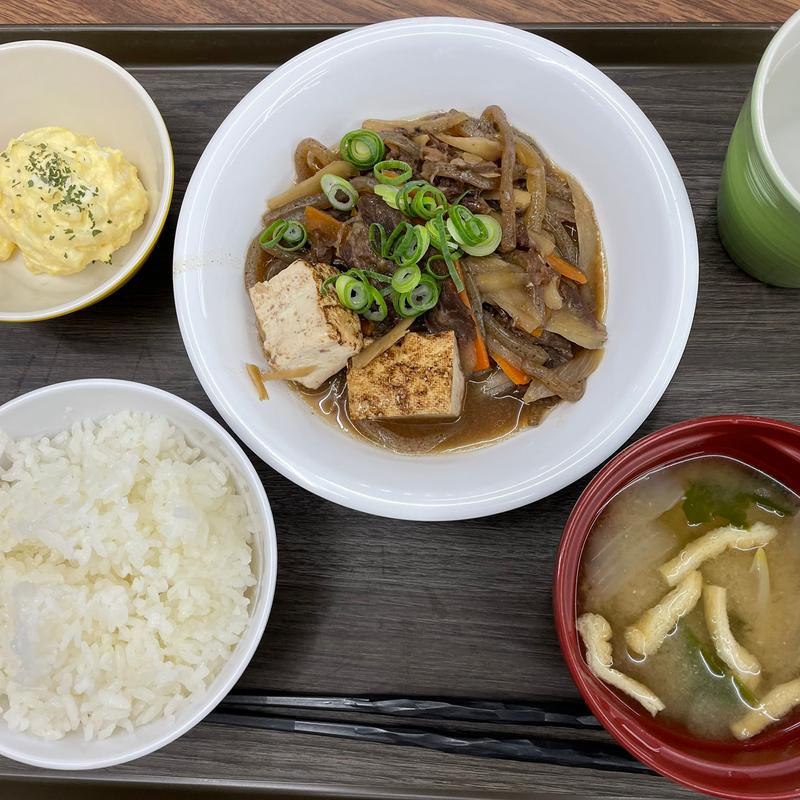 牛肉ごぼうのすき焼き風(広島大学生協 プナナダイニング )