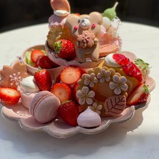 さくらといちごとくまおプレート(藤沢ホテル )