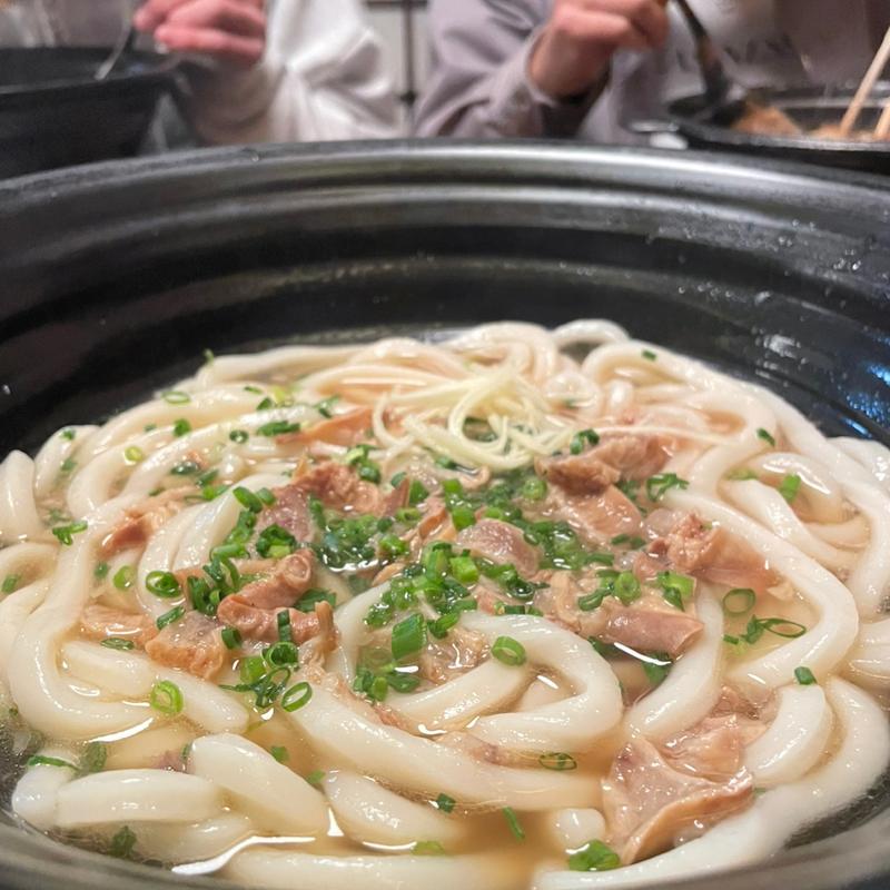 かすうどん(麺匠の心つくし つるとんたん 宗右衛門町店)
