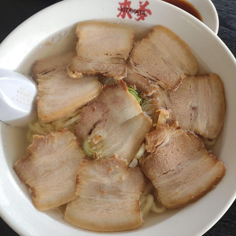 極上の塩ラーメン とろけるチャーシュー(喜多方ラーメン 来夢 喜多方本店)