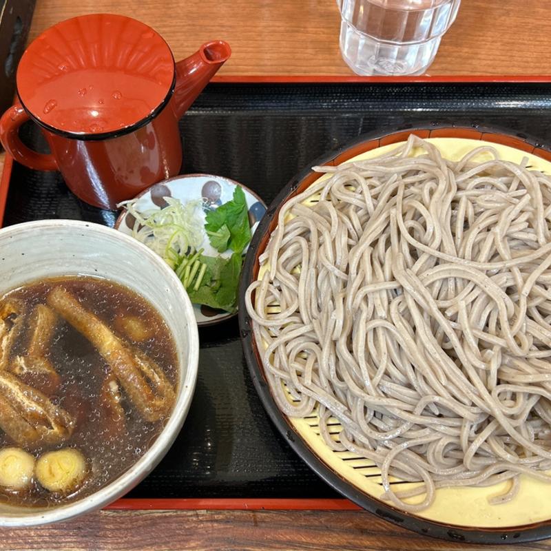 鴨汁せいろそば大盛り(かのや 新宿東南口店 - 生そば・讃岐うどん)