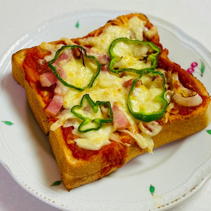 ピザトーストセット(むさしの森珈琲 朝霞本町店)