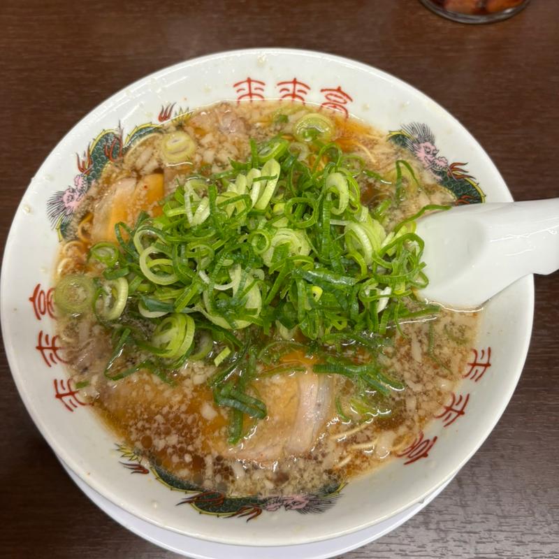 こってりラーメン(来来亭 十三店)