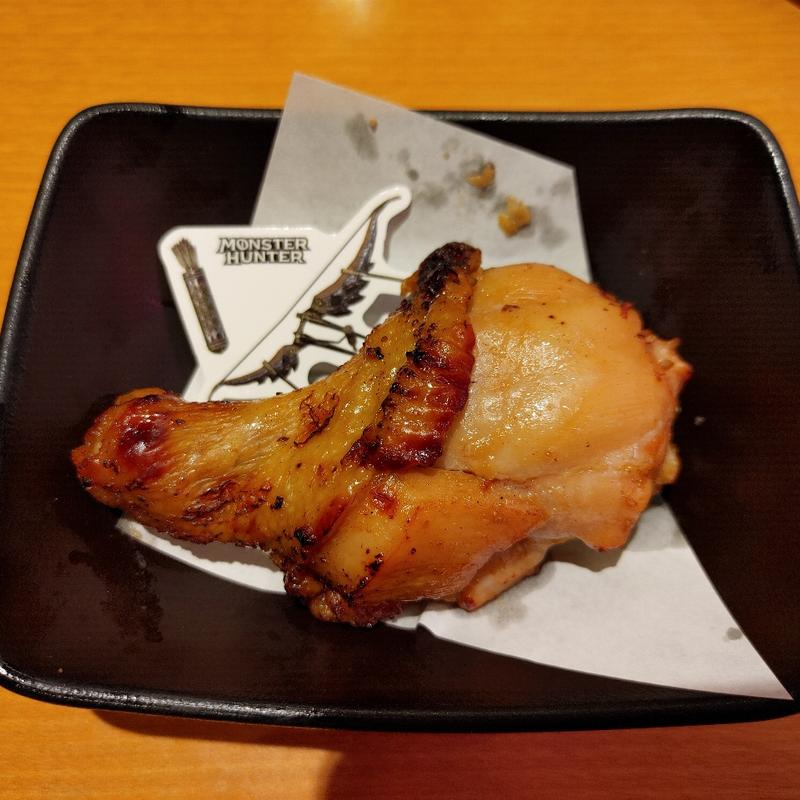 モンハン 上手に焼けました～！骨付きチキン(スシロー 本八幡北口店)