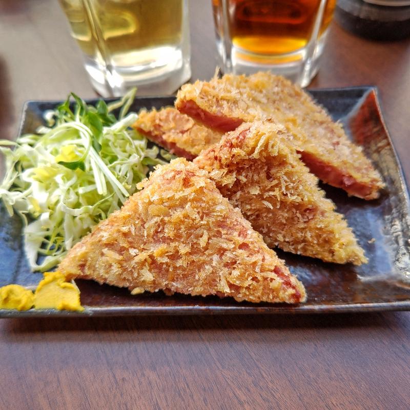 ハムカツ(鞠屋)