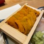 箱で一枚まるごと！北海道産生ウニつまみ(代官山 寿し佐藤)