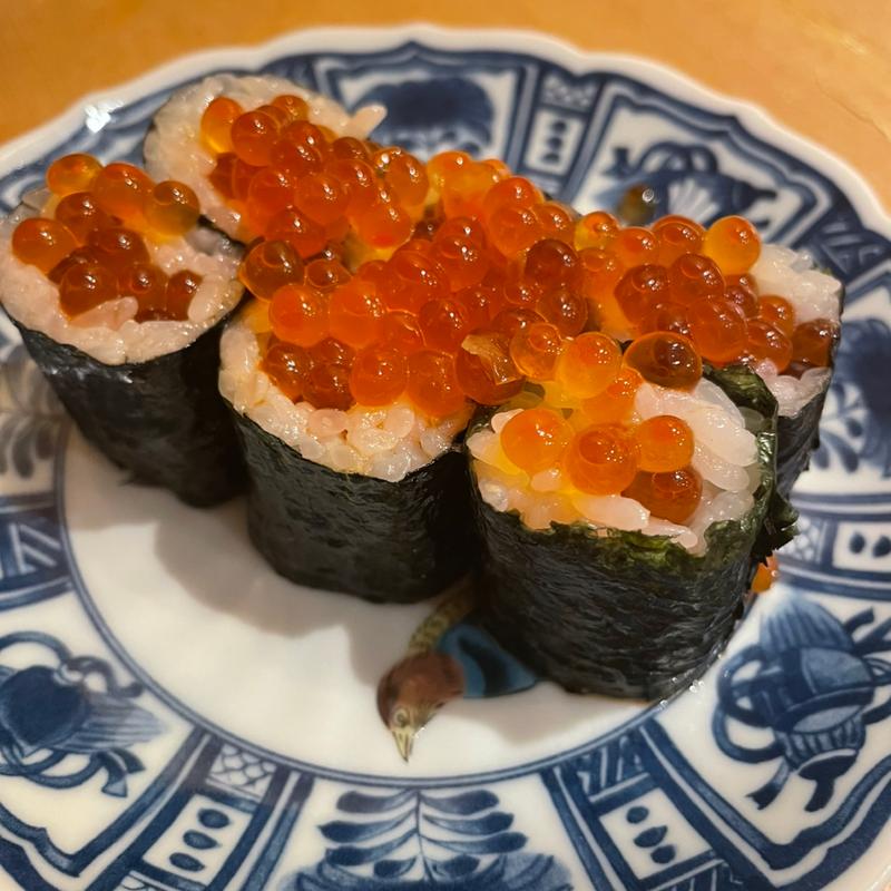 いくら巻き(代官山 寿し佐藤)
