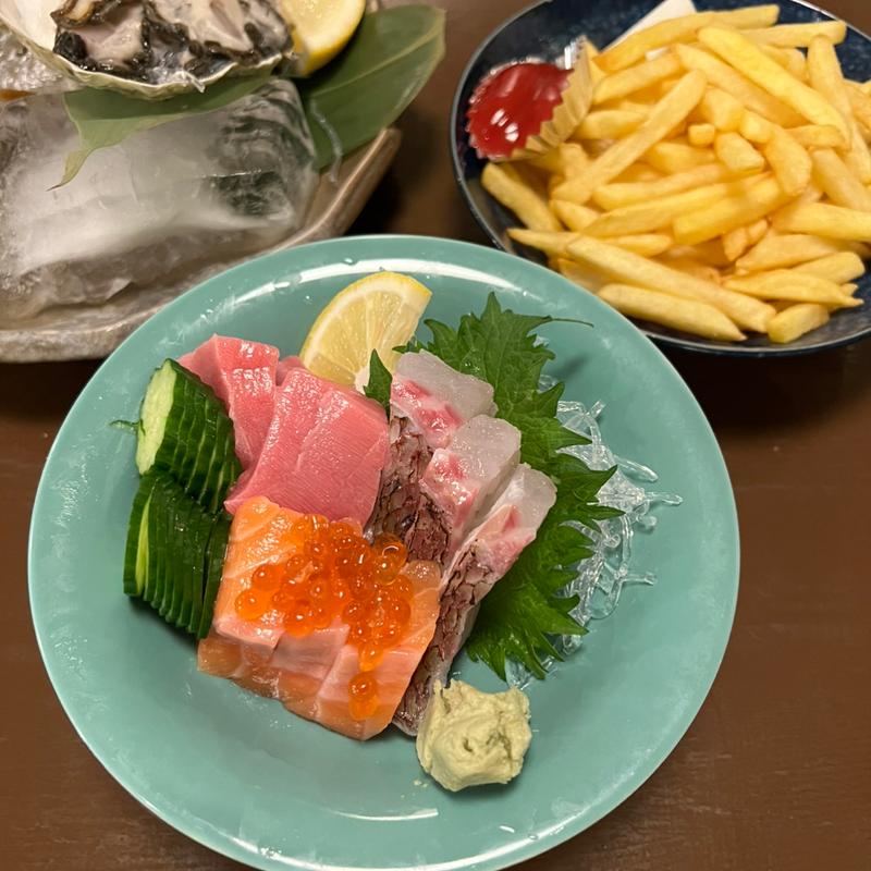 刺し盛り 生牡蠣(寿司居酒屋じゅん平)