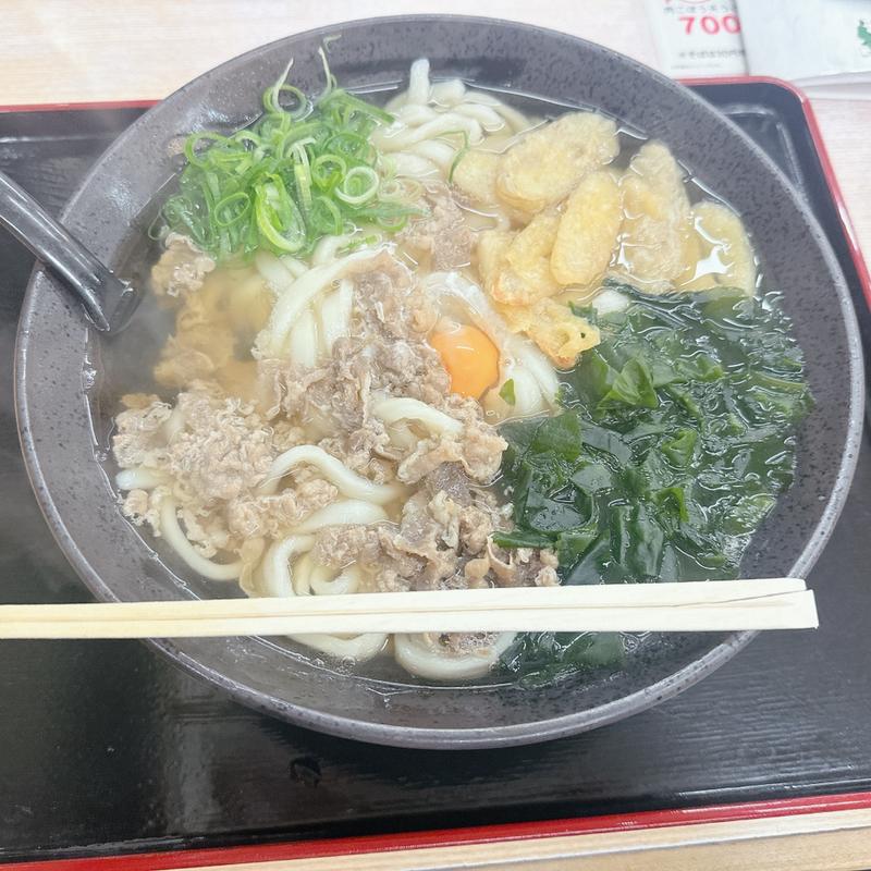 スペシャルうどん(人力うどん 高木瀬店 （じんりきうどん）)