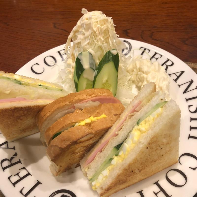 ミックスサンド(てらにし珈琲店 国泰寺店)