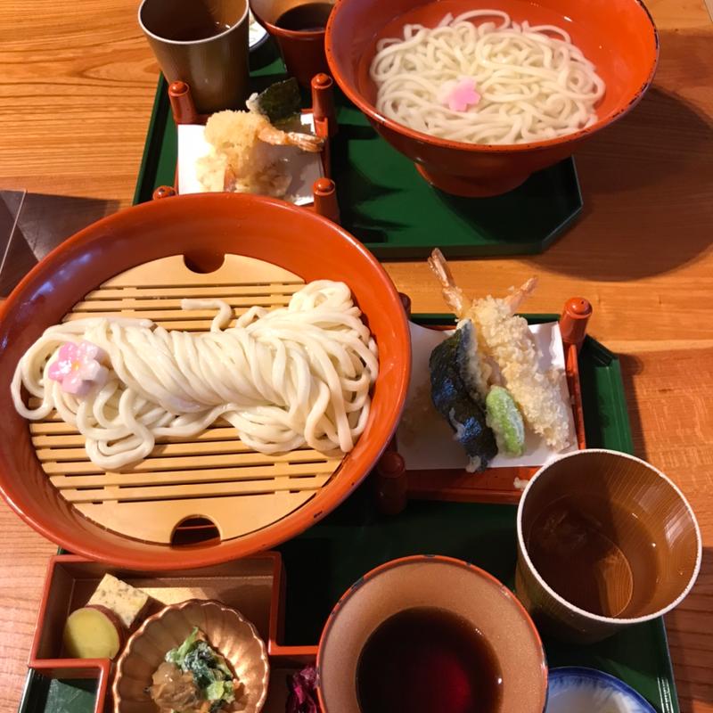 天ぷらざるうどん(中立売北休憩所　食堂 )