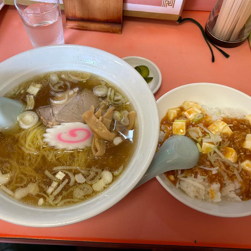 特別ランチメニュー　ラーメン・半マーボー飯(豊園 福田町店 （ホウエンフクダマチテン）)