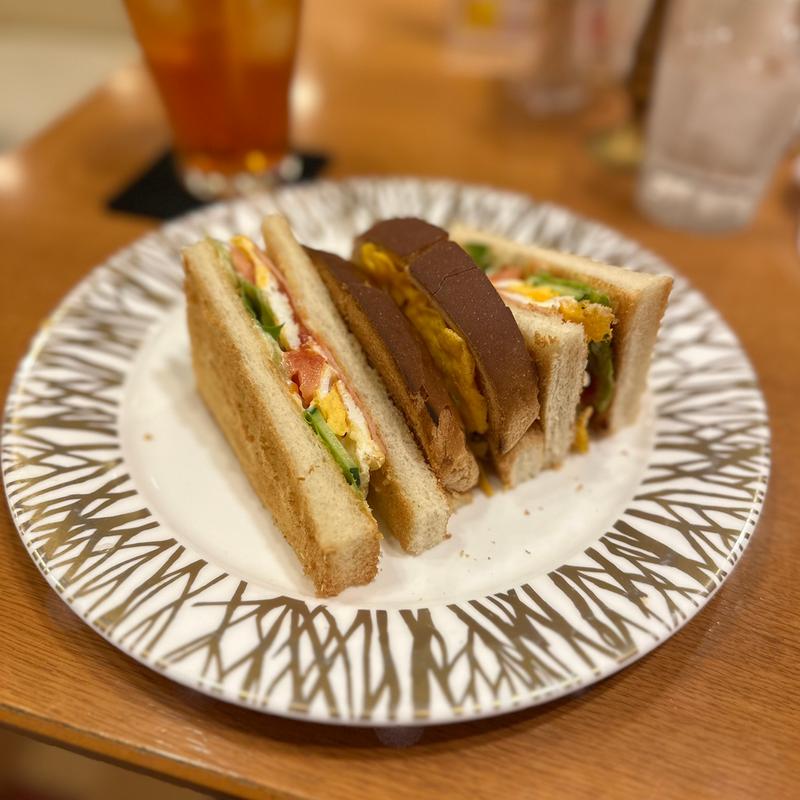 ミックストーストサンド(喫茶ビーン)