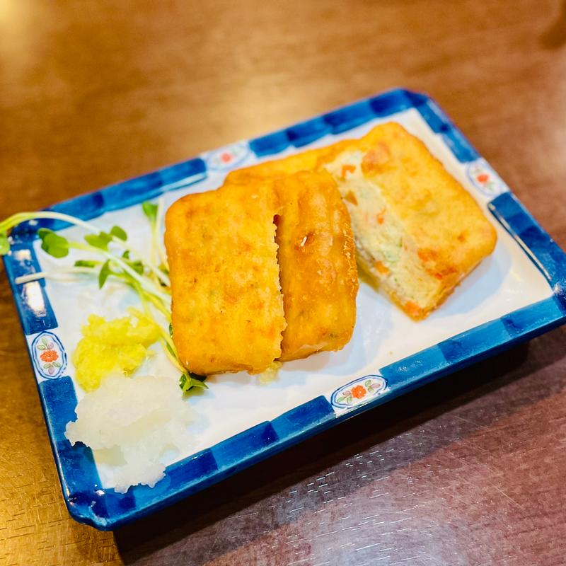 野菜と豆腐のしんじょう揚げ(やぶ重土支田 )