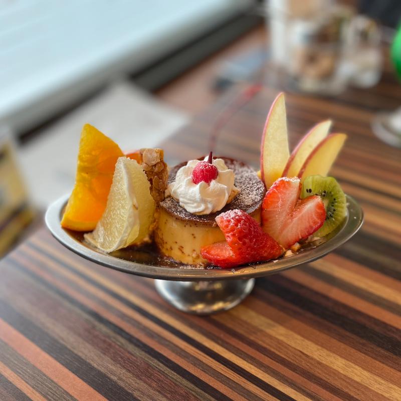 プリンアラモード(王様の珈琲 （オウサマノコーヒー）)