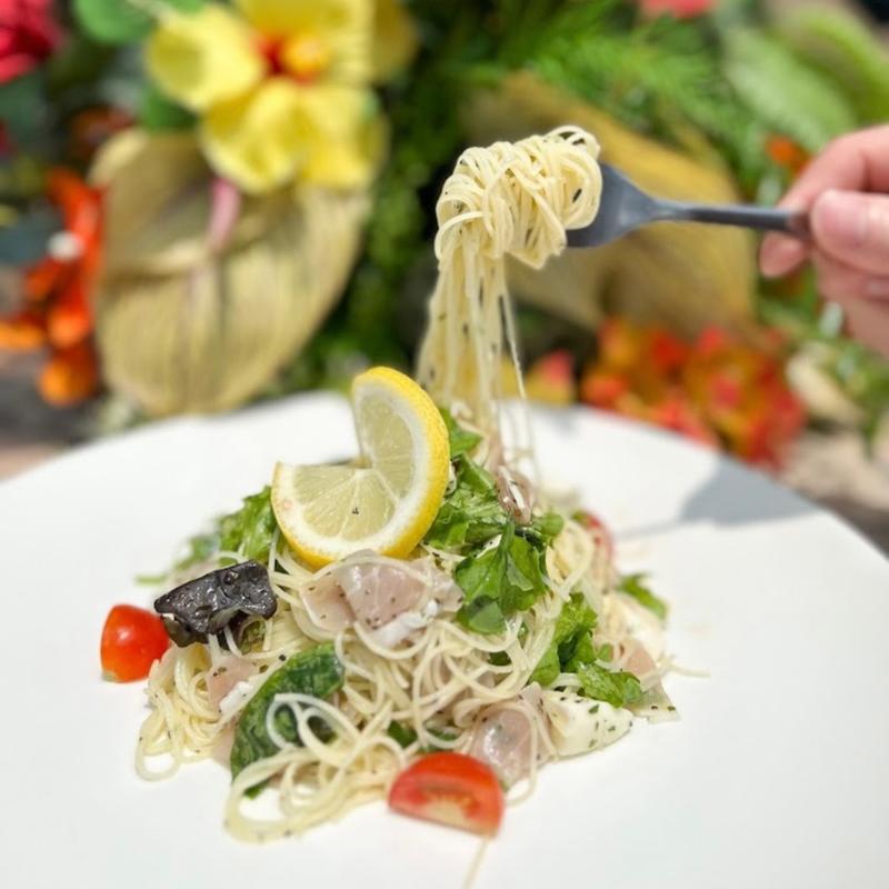 冷製パスタ(Hawaiian Cafe 魔法のパンケーキ 長島店)