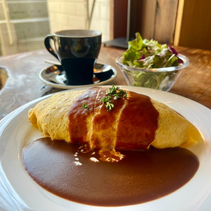デミグラスソースのオムライスランチ(mt.cafe)