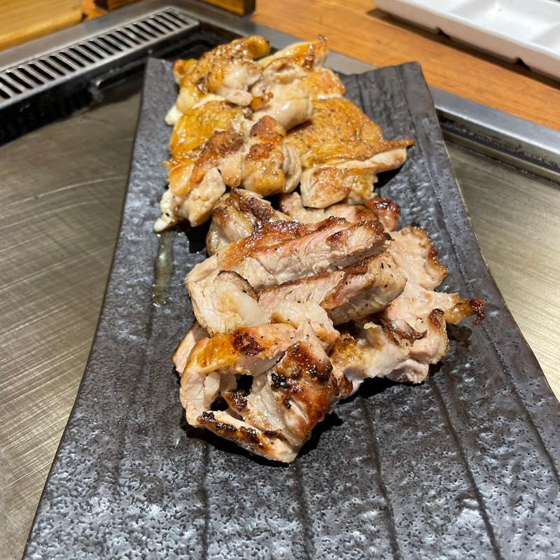 【総重量850g】バリューシェアセット B (三元豚リブステーキ、チキンステーキ）(インディアンズ 千種今池店)