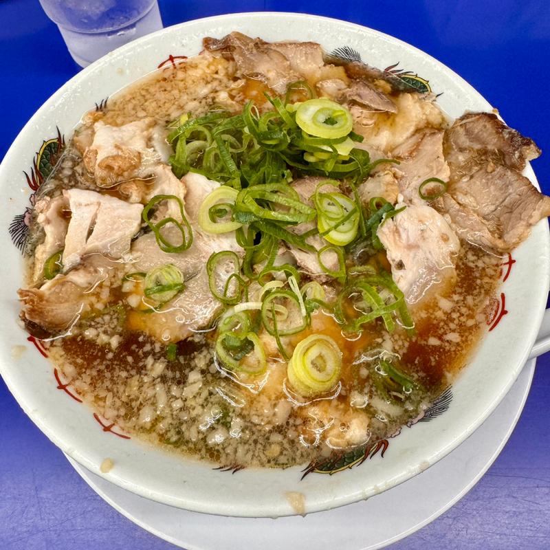 チャーシュー麺　濃いめ硬め(来来亭 茨木中河原店)