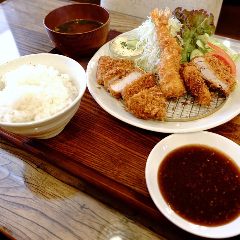 ミックスかつ定食(kitchen katakura キッチンカタクラ)
