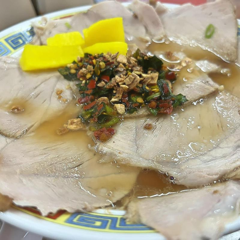 チャーシュー麺 一口かつとじ丼(もっこす 板宿店)